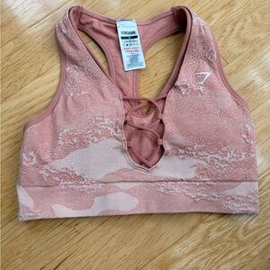 Gymshark Women's Textured Mauve Sports Bra